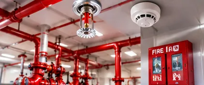 Illustrative image: Fire & security